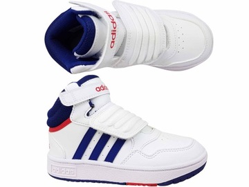 ADIDAS HOOPS MID GZ9650 ДЕТСКАЯ ОБУВЬ НА ВЕЛКРО EARBY