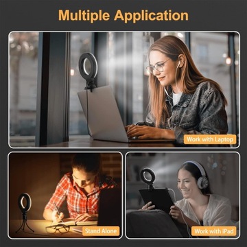 lampa pier?cieniowa do laptopa, konferencji, zestaw o?wietleniowy z
