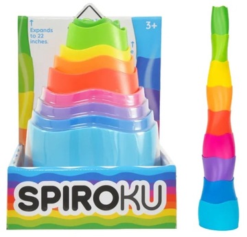 Spiroku Piramida Wieża Tęczowa 9 Cylindrów