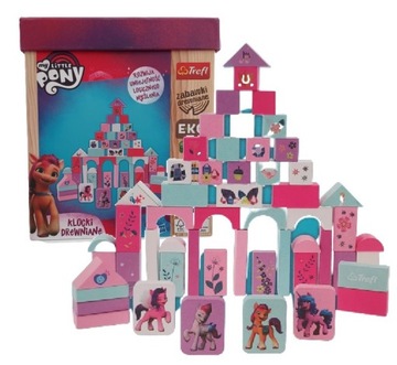 Klocki Drewniane TREFL MY LITTLE PONY KLOCKI 54 EL