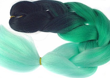 СИНТЕТИЧЕСКИЕ ВОЛОСЫ ДЛЯ МОСТА OMBRE GREEN C8