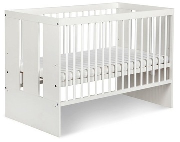 Детская мебель Комплект детской мебели Комод Кровать 120х60 Белый PAULA