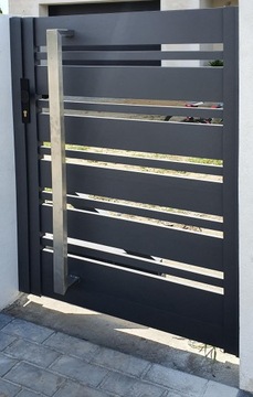 Brama żaluzja aluminiowa 4x1,50 żaluzjowa