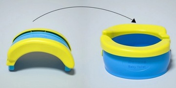 PrimaBobo Туристический горшок BANANA складной Turq