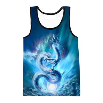 Koszulka bez rękawów China Dragon Tank Tops For