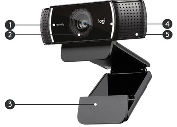 ВЕБ-КАМЕРА LOGITECH C922 СО ШТАТИВОМ WEBCAM PRO USB HD 1080p