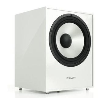 Сабвуфер Pylon Audio Pearl — активный сабвуфер белого цвета
