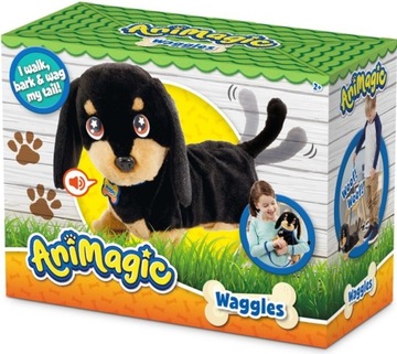 ANIMAGIC WAGGLES INTERAKTYWNY PIESEK JAMNIK BOX GOLIATH 920186