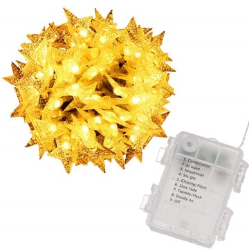 ЕЛОЧНЫЕ ОГНИ, СВЕТОДИОДНЫЕ ЗВЕЗДЫ, БАТАРЕИ