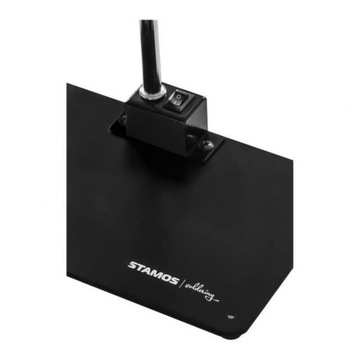 Бестеневая светодиодная настольная лампа с увеличительным стеклом 5x/10x - зеленая