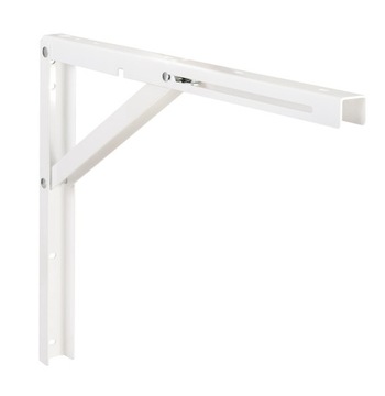 SKŁADANY WSPORNIK KĄTOWNIK POD PÓŁKĘ L 400 BIAŁY