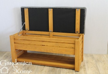 СТЕГАНОЕ СИДЕНЬЕ MODENA ПОЛКА ДЛЯ ХРАНЕНИЯ 100см