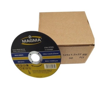 10 Tarcz cięcia stali metalu 125x1,2 tarcze 125mm
