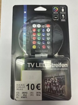 TAŚMA LED RGB USB TV-LED