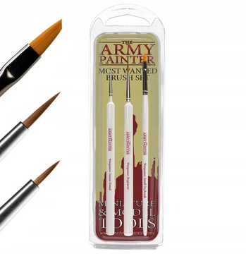PĘDZLE THE ARMY PAINTER: MOST WANTED BRUSH SET
