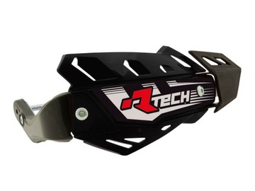 RACETECH (RTECH) OSŁONY RĄK (HANDBARY) FLX ATV/QUAD KOLOR CZARNY (Z 3 RODZA