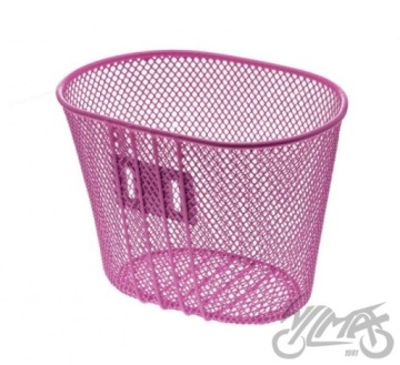 КОРЗИНА ДЛЯ БАГАЖА ПЕРЕДНЯЯ МАЛЕНЬКАЯ РОЗОВАЯ