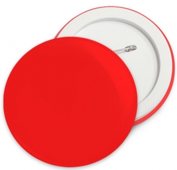 ODBLASKOWA PRZYPINKA BUTTON ODBLASK ZNACZEK CZERWONY