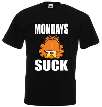Koszulka Garfield MONDAYS SUCK Black S KM20