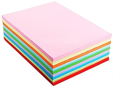 Papier kolorowy techniczny brystol mix 160g A4 opk 100 ark