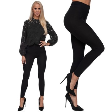 SUPER ZESTAW Rajstopy + Legginsy 330 DEN OCIEPLANE POLARKIEM