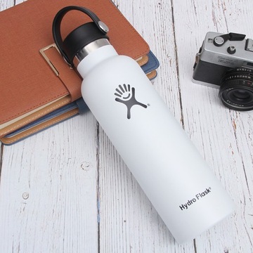 Стандартная термобутылка Hydro Flask с гибкой соломенной крышкой /1150 мл