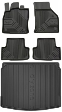 Set 77 Koberce a rohože Škoda Karoq od 2017- d bwb