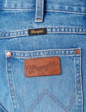 Wrangler GREENSBORO Blue Bill BEZ STRECZU W36 L36