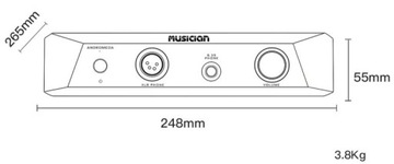Музыкальный предусилитель Andromeda XLR, усилитель для наушников