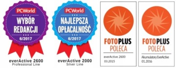 4 АККУМУЛЯТОРА NI-MH EVERACTIVE R6 AA 2600 мА