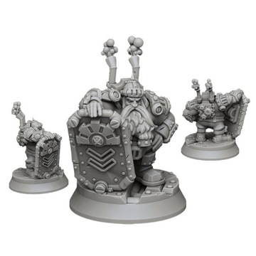 Krasnolud Strażnik z Tarczą - D&D Figurka RPG