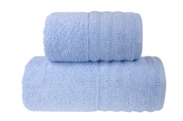 RĘCZNIK KĄPIELOWY 70X130 FROTTE BAWEŁNA BŁĘKIT