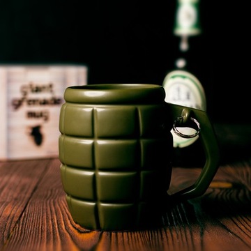 КРУЖКА ТЕМНО-СИНАЯ Giant Green большая 790 мл Для военного подарка