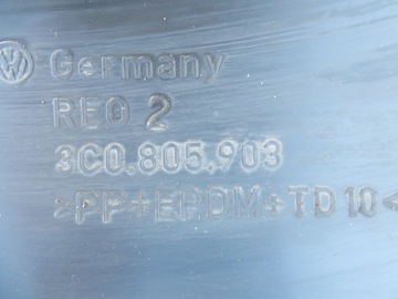 VW PASSAT B6 3C0 СПОЙЛЕР НИЖНЯЯ ЮБКА БАМПЕРА ПЕРЕДНЯЯ 3C0805903