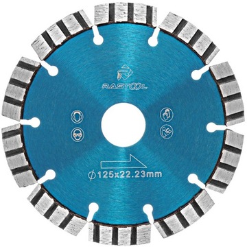 TARCZA DIAMENTOWA 125MM PRO TWARDY BETON ZBROJONY