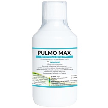 dla kur na kaszel Pulmo Max 250ml na układ oddechowy