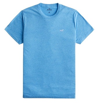 t-shirt HOLLISTER Abercrombie&Fitch koszulka L tall niebieska