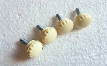 Śruby osłon gaźnika RYŚ kremowy