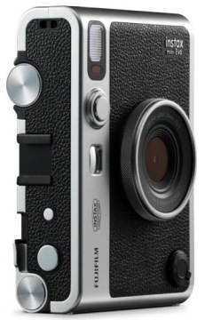 Классическая оригинальная камера FUJIFILM Instax Mini Evo черного и серебристого цвета