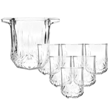 33111 LUMINARC ZESTAW WHISKY WIADERKO + 6 SZKLANEK