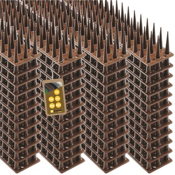 KOLCE NA PTAKI GOŁĘBIE PLASTIKOWE 48szt 25m