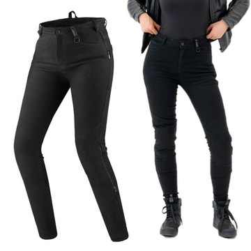 Женские мотоциклетные джинсы SHIMA FLEXX LADY BLACK БЕСПЛАТНО