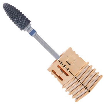 Frez stożek medium ceramiczny stożek czarny uniwersalny manicure pedicure