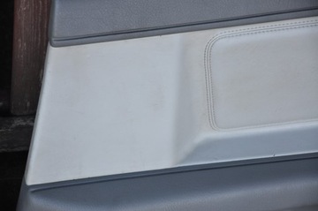 BMW E31 850 840 BOCZKI TYLNA PARA JASNO SZARE Z MIĘKKA WKŁADKĄ SKÓRZANĄ