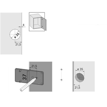 Шаблон для маркировки отверстий Hettich MultiBlue