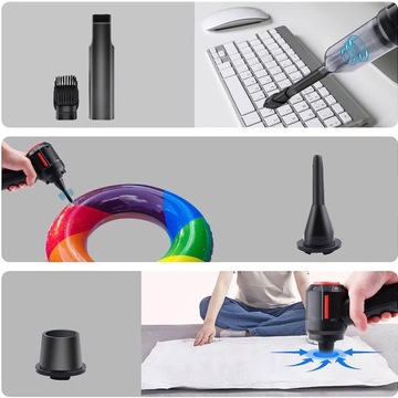 МОЩНЫЙ РУЧНОЙ МИНИ-АВТОМОБИЛЬНЫЙ ПЫЛЕСОС 120 ВТ 3 В 1