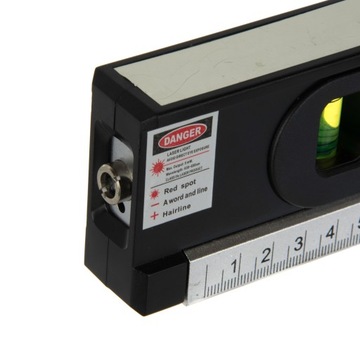 Poziomica laserowa podświetlana z miarą 1,5m