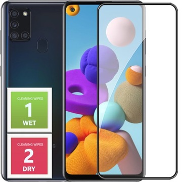 SZKŁO HARTOWANE 5D do SAMSUNG GALAXY A21S NA CAŁY EKRAN SZYBKA SZKIEŁKO 9H