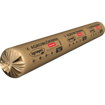 Agrowłóknina dual czarno brązowa 3.2 m x 100 m