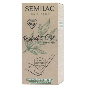 SEMILAC WEGAŃSKA ODŻYWKA DO PAZNOKCI PROTECT CARE